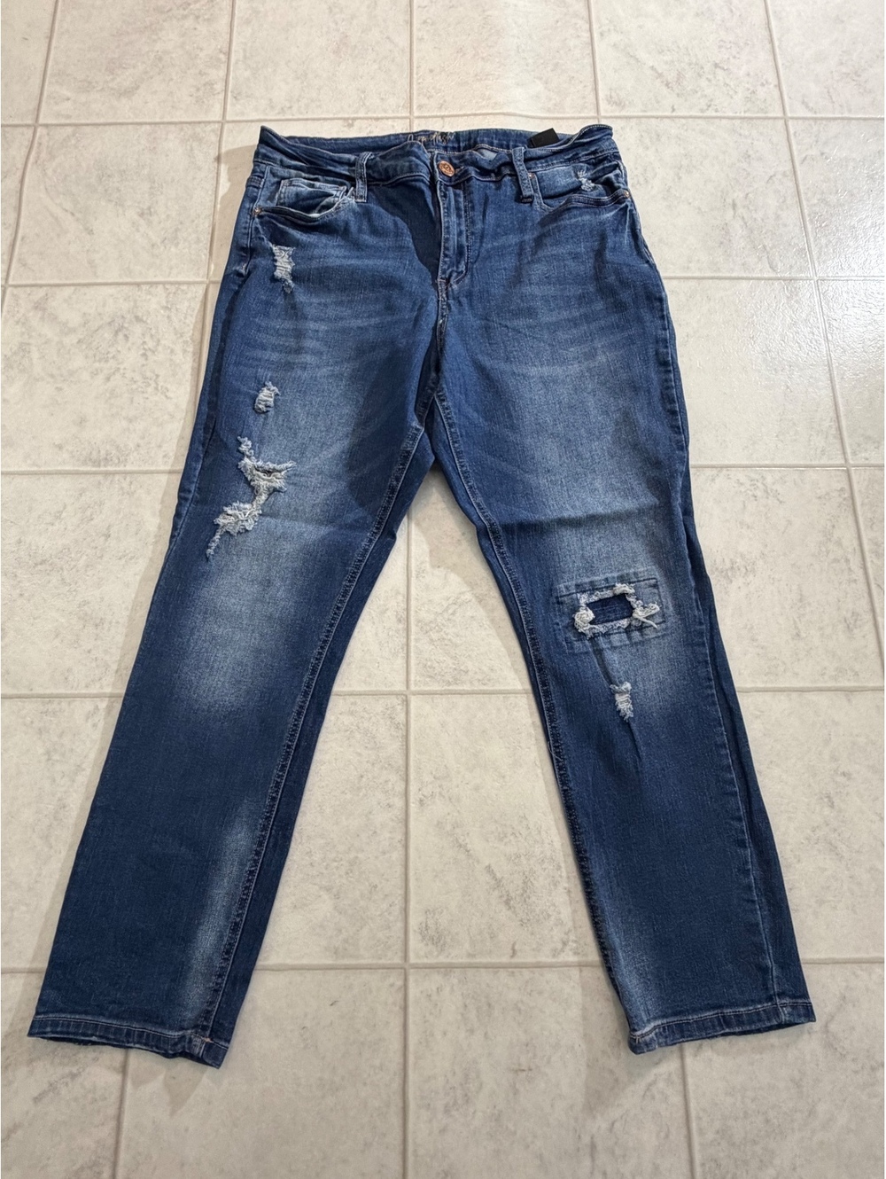 High Rise Ankle Skinny Jeans Size 14